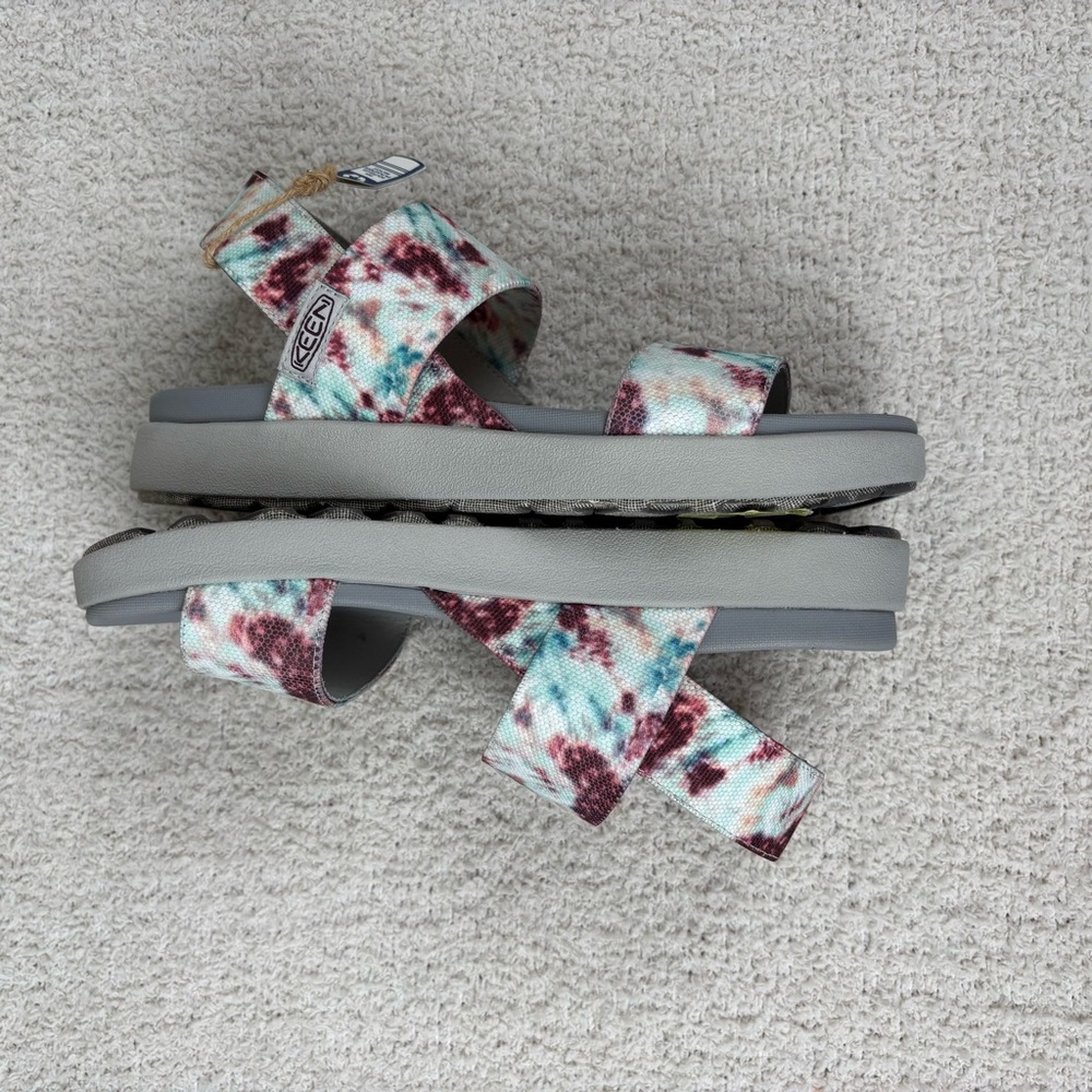 Keen Sandals Womens 8 Elle Backstrap in Andorra Tie Dye Open Toe Strappy 1026043 - Picture 3 of 14